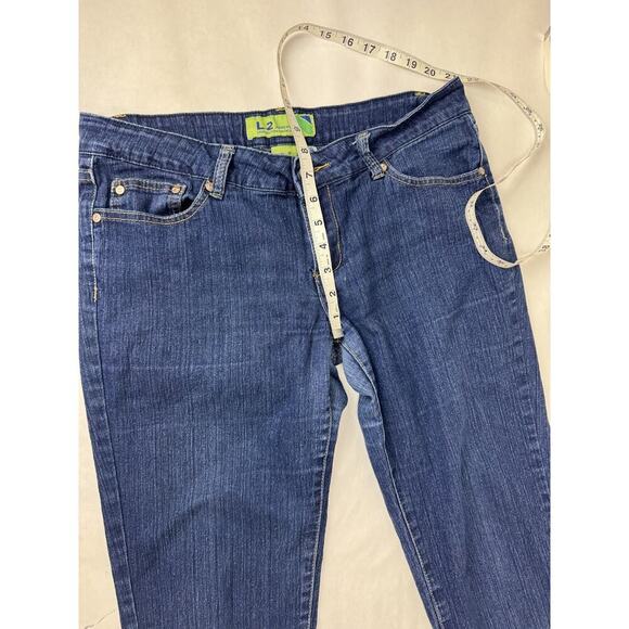 Vintage Y2K L2 Embellished Butterfly Pocket Levi's Butterfly Jeans Size 13 Taper - Picture 7 of 9